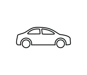 Obraz na płótnie Canvas car trendy icon vector symbol