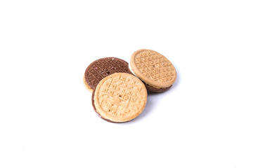Several tasty hispanic snack cookies stacked together