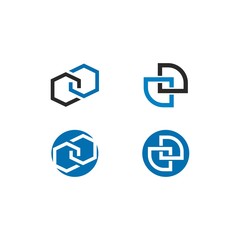 business corporate logo vector icon illustration design 