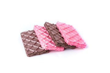 Several tasty hispanic snack cookies stacked together