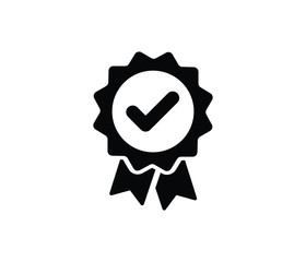 approval check vector icon EPS