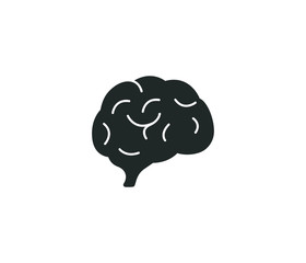brain icon flat vector eps