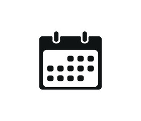 calendar trendy icon vector symbol