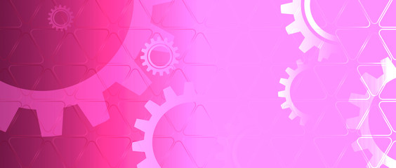 machine technology gears background