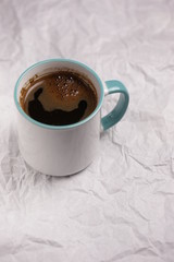 coffee  cup white black brown