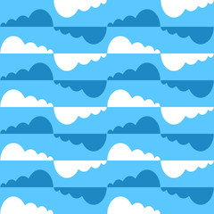 Abstract contrasting design. Vector seamless pattern.