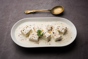 Paneer Dum Kali Mirch / Kalimirch, prepared in a white creamy gravy and black pepper powder...