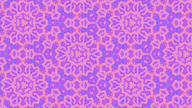 Ornate mandala Purple loop background Video Footage For Your Project