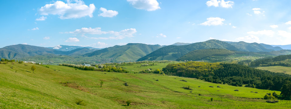 Rasinari village, Cindrel mountains, Sibiu county, Romania