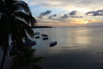 Sunset from a sea shore