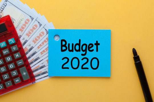 Budget 2020 Concept