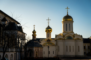 Fototapeta na wymiar The Holy Trinity-St. Sergius Lavra. Sergiev Posad. Golden ring of Russia.