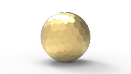 3d rendering of colored polyhedron models isolated in a studio background