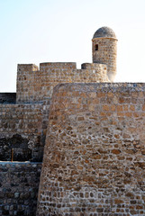 Bahrain National Castle view at sunny day