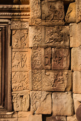 Wand Skulpturen In Ankor Wat