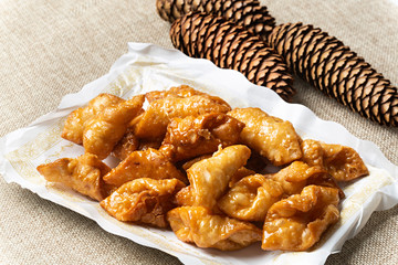 Bandeja de pestiños.