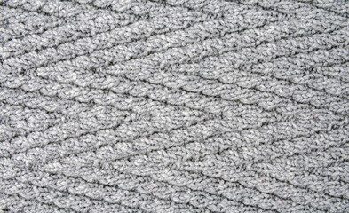 Closeup of the knitted details background