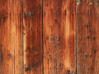 Fototapeta premium Wooden boards assembled as a wall