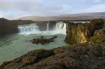 Godafoss is a very beautiful Icelandic waterfall. It is located on the North of the island,Iceland's Golden Ring tourist route