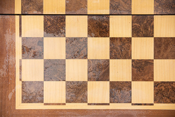 High Resolution Wooden Chess field texture.