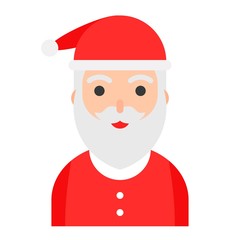 Obraz na płótnie Canvas Christmas avatar or Winter fashion vector, flat style