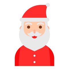 Christmas avatar or Winter fashion vector, flat style