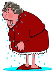 Middle age hot flash