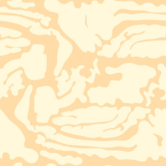 Abstract seamless vector pattern with a shape of frozed puddle on  the yellow background. For textiles, wallpapers, designer paper, etc