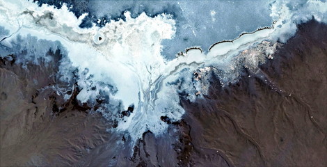 tsunami,  abstract photography of the deserts of Africa from the air, aerial view of desert...