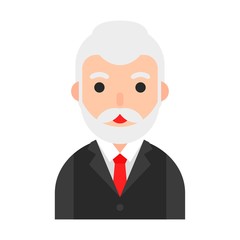 Muslim avatar vector, Muslim people flat icon