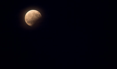 Lunar eclipse, 07/08/2017