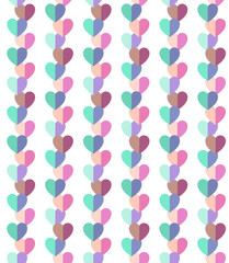 Valentine's day seamless pattern 1