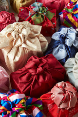 Korean traditional wrapping bag background 