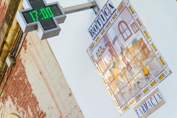 El pueblo de Carratraca, en Malaga, en Andalucia, en Espa&ntilde;a.