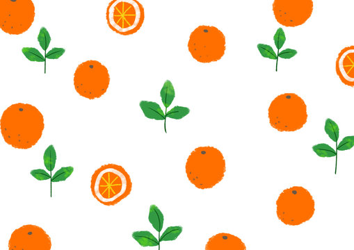 オレンジ 壁紙 素材