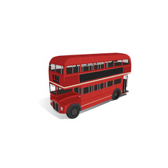 Obraz na płótnie Canvas red bus