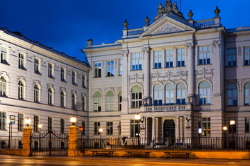 Piotrkow Trybunalski / Poland - Landmarks, architecture in the main street 