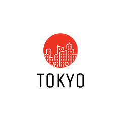 Residence City Logo Icon Design Template Elements