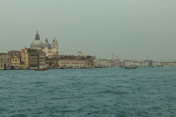 Fototapeta premium view of Venice across the lagoon