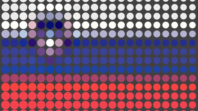 Flag made by dots - SVN Slovenia