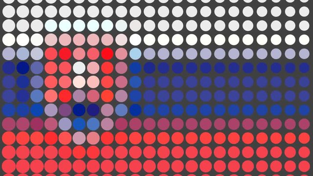 Flag made by dots - SVK Slovakia