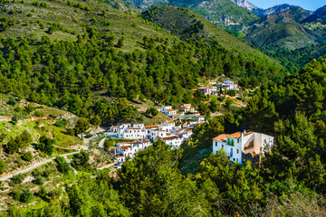 Acebuchal village in Andalusia Spain