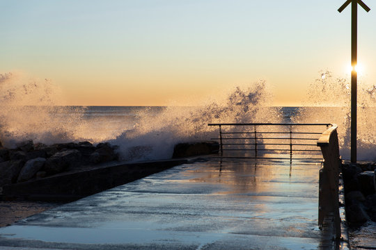 Mare in Inverno  Loano, Liguria, Italia