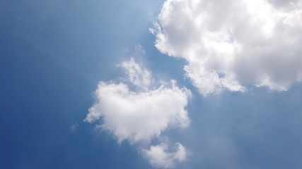 Fototapeta na wymiar Blue sky clouds background