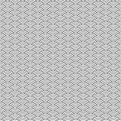 Fototapeta premium Seamless pattern geometric.Black and white background.Design for background