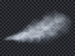 Vape steam smoke exhale puff vector illustration - obrazy, fototapety, plakaty