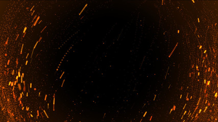 Fire glowing flying bokeh particles portal gate © Lastwizard Shop