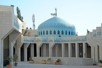 Jordan January 1,2010 - Amman Mosque in downtown of the city