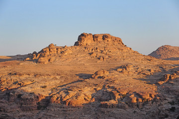 Jordan , Petra  travel destination  and one of seven wonders and UNESCO World Heritage site