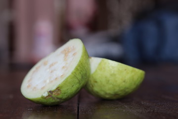 guava fruit isolated on white background